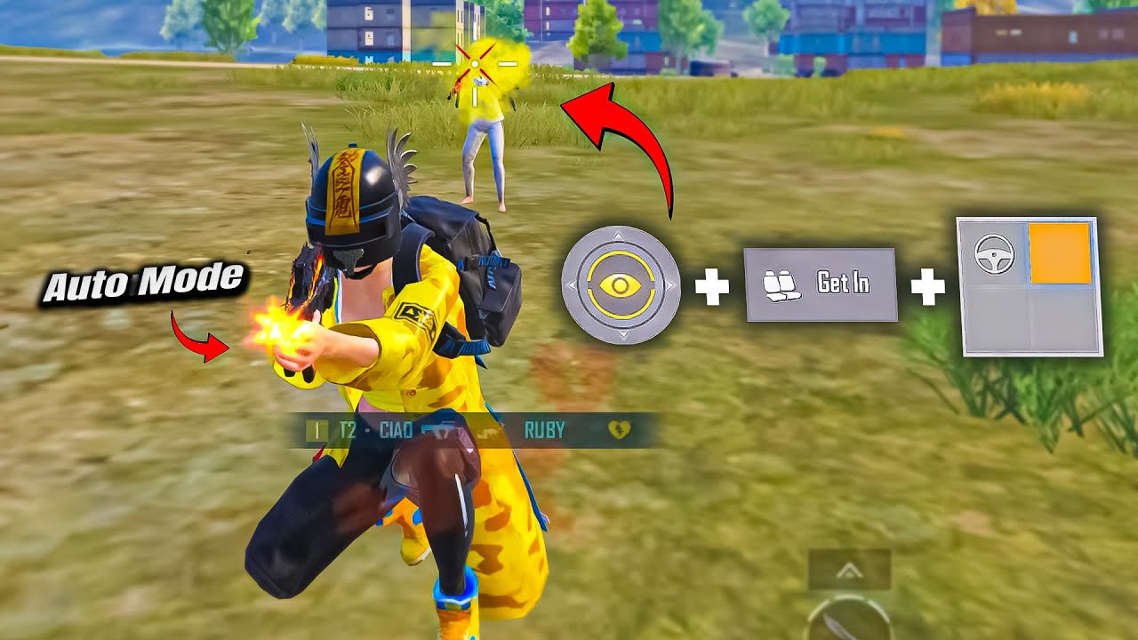 НОВЫЙ 🔥 глюк с обратным прицеливанием в PUBG Mobile 😱 Стреляйте по врагам позади вас! (Полное рук...