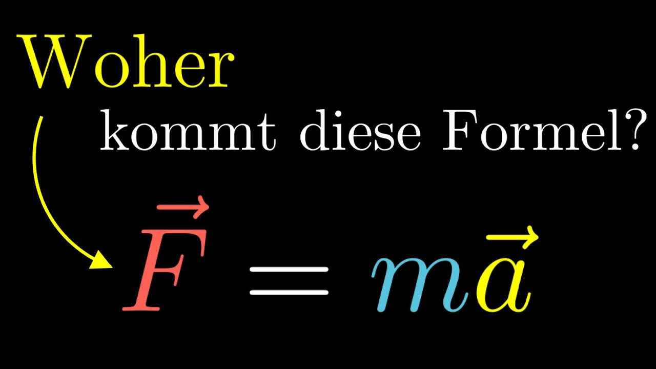 F=m*a - HERLEITUNG der Formel!