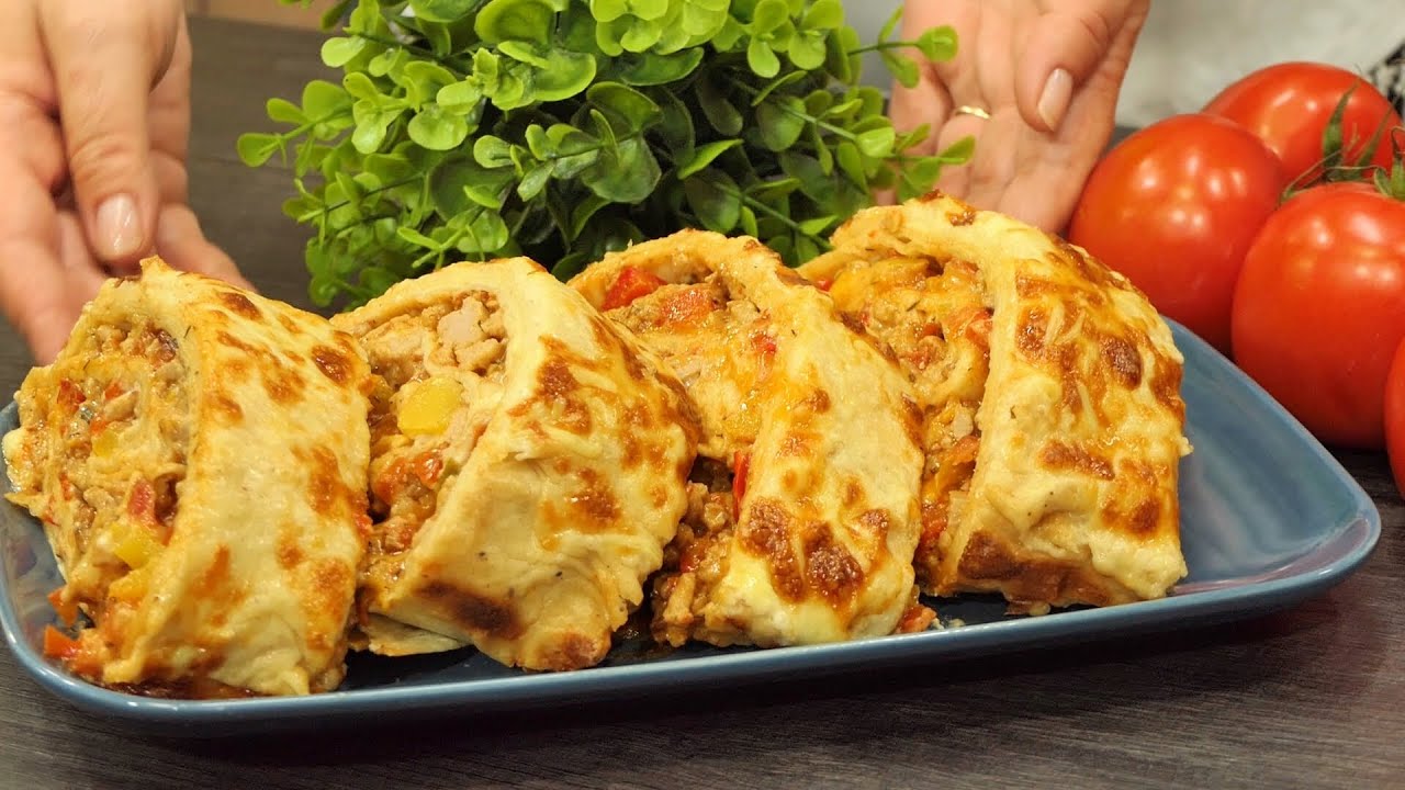 Вы не поверите, насколько прост и вкусен этот рулет из лаваша. Потрясающая идея!