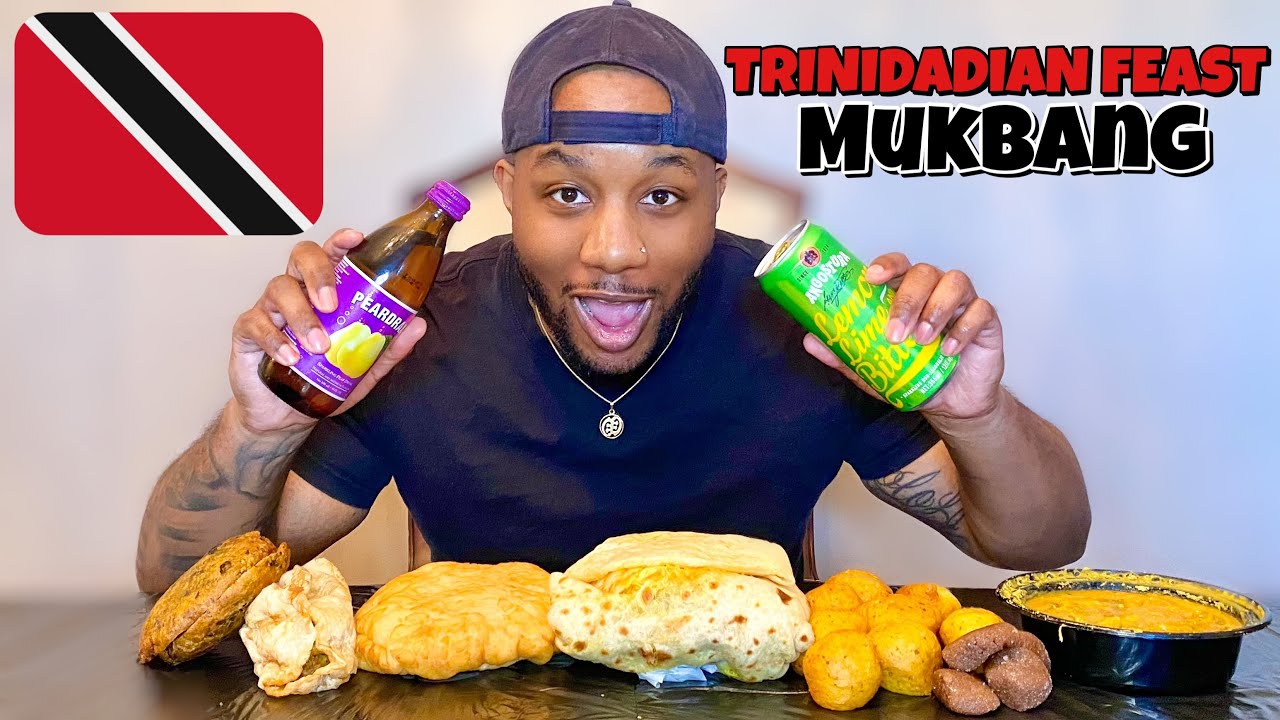 BEST REVIEWED AUTHENTIC TRINIDADIAN FOOD IN MY CITY|TRINIDADIAN FOOD MUKBANG