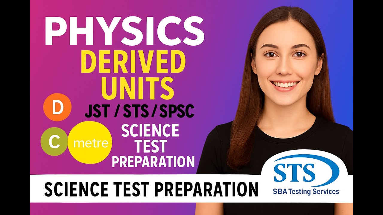 JST Jobs 2025 Preparation | Junior Science Teacher Jobs | Important Derived Units for Test