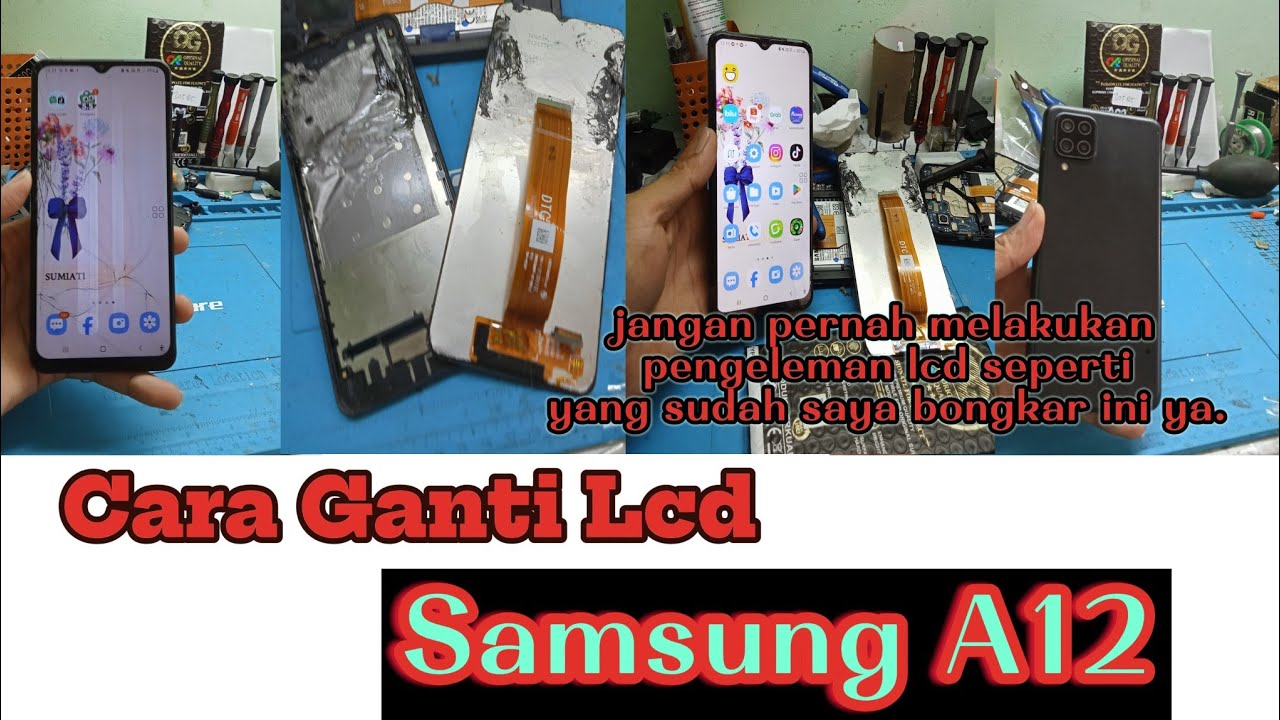 Ganti Lcd Samsung A12 | Replacement LCD Samsung A12