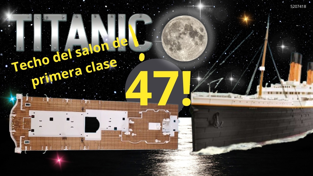 TITANIC editorial Salvat  │Armado del Fascículo 47 │Techo de salon de primera clase  #titanic