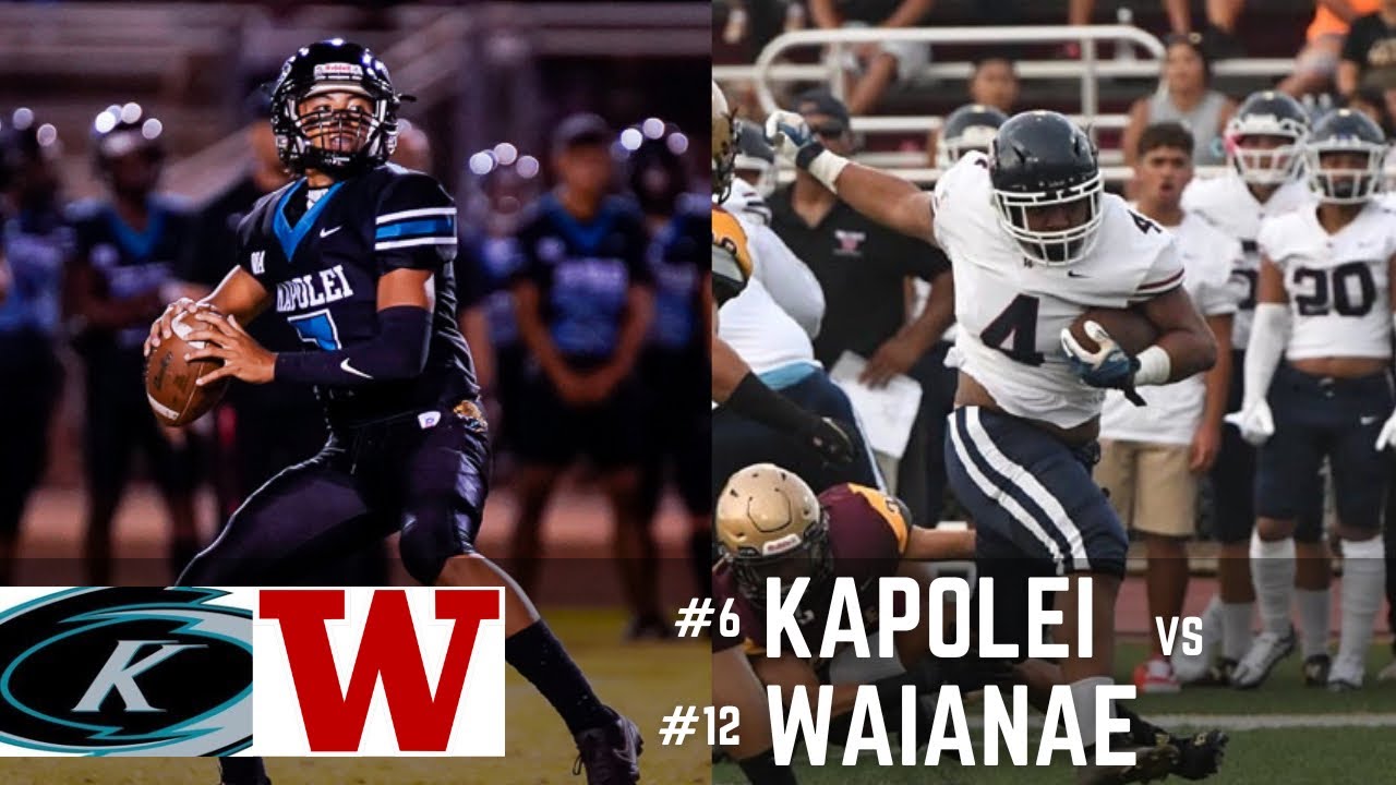 Kapolei vs Waianae OLD SCHOOL BALL | Hawaii Football 2022