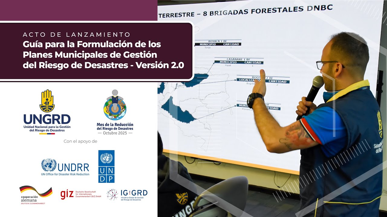 Lanzamiento de la Gu&iacute;a para Planes Municipales de Gesti&oacute;n del Riesgo