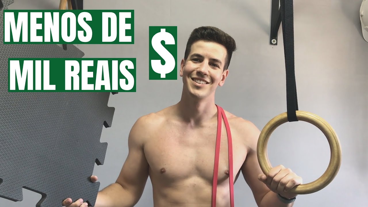 Monte uma academia em casa com MENOS DE MIL REAIS