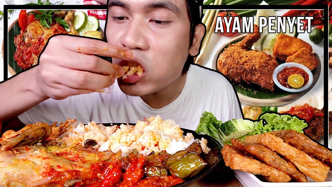 AYAM PENYET WONG SOLO! PALING TERSEDAP KATANYA AREA KL, BETUL KE? | MUKBANG W/ ASMR