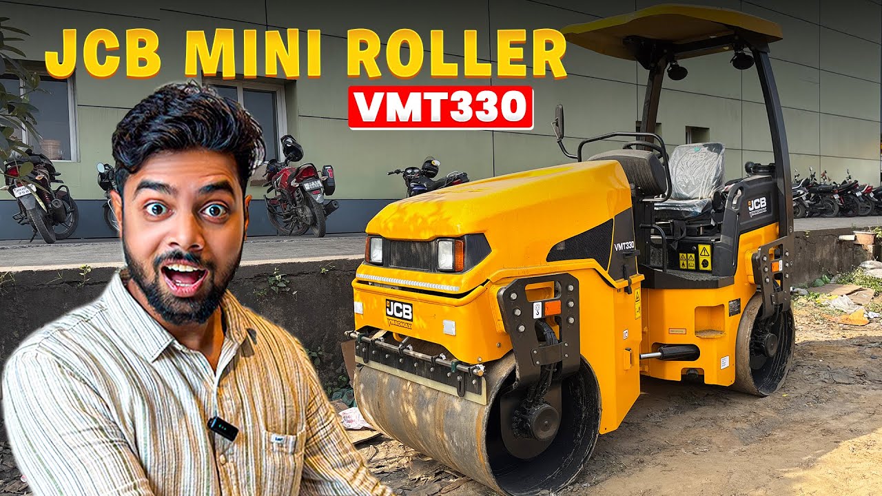 JCB Mini Roller VMT330 ⚡- Ultimate Road Compactor? Small Size, Big Power!