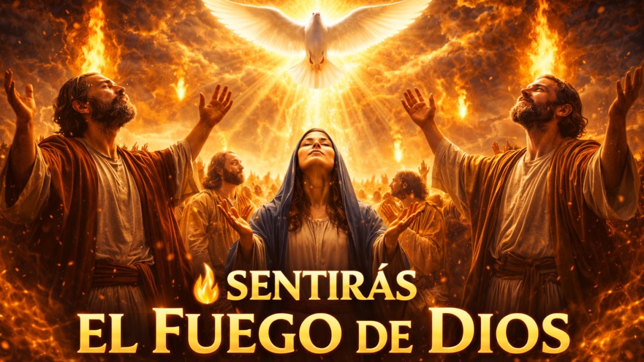 CANTO DE PENTECOSTÉS  INVOCANDO AL ESPÍRITU SANTO 🔥 FUEGO DE DIOS DESCENDIENDO