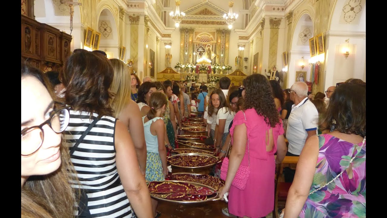 Caltabellotta, Festa Maria SS. dei Miracoli e SS. Crocifisso: processione oro e ex voto 27.7.2024
