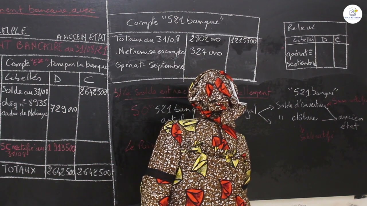 Cours - Seconde STEG - Comptabilité : Le rapprochement bancaire / Suite 7 / Mme Diop