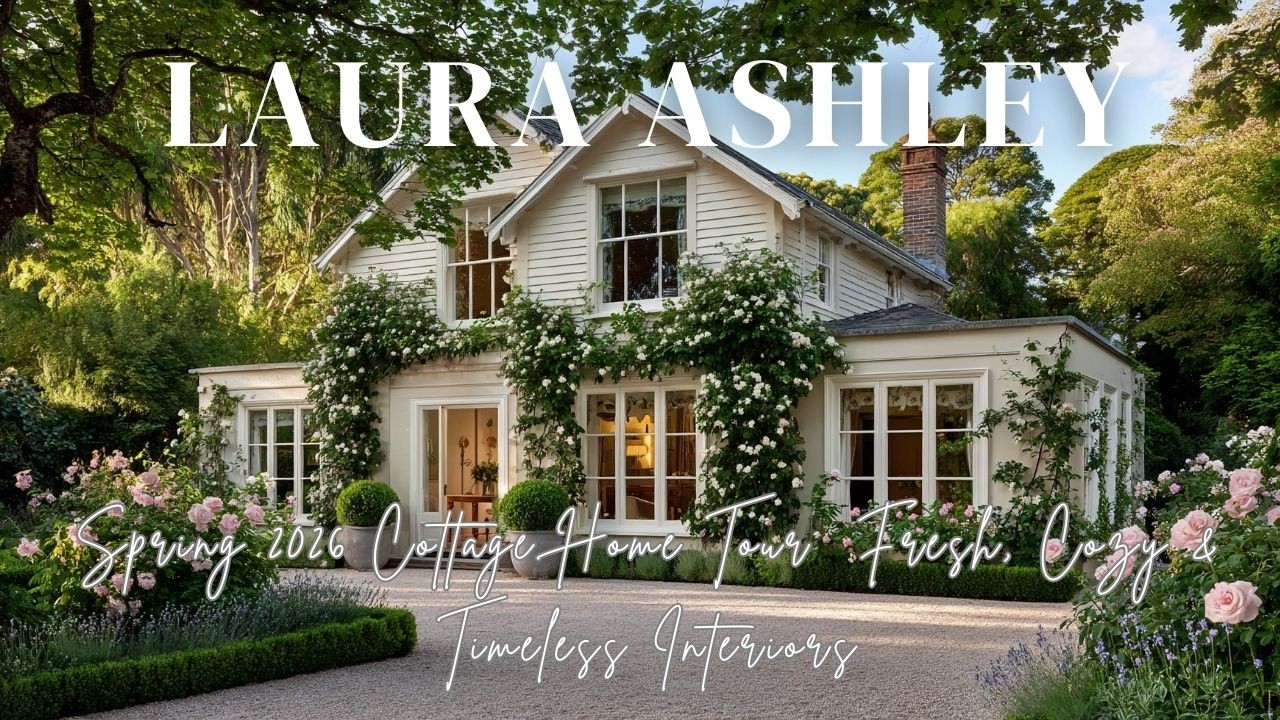 Весенняя коллекция 2026 года от Laura Ashley: загородные дома, свежие, уютные и вневременные инте...