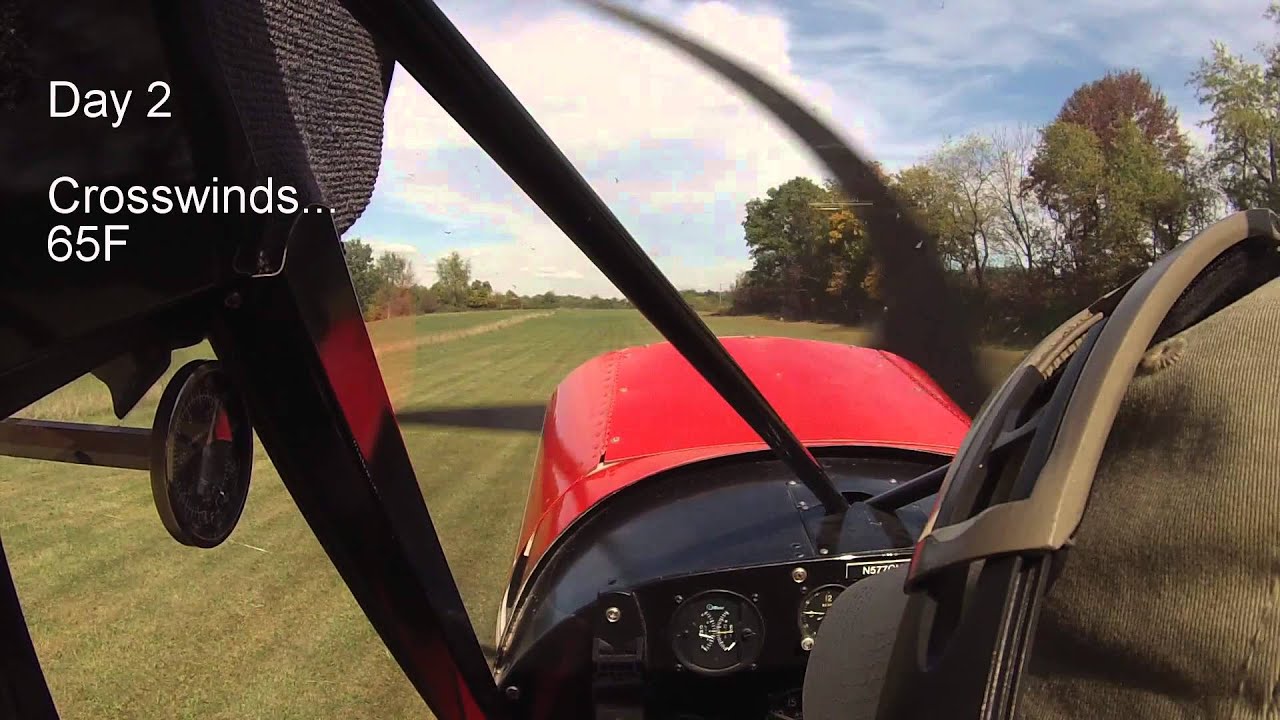 PA18 Super Cub STOL Landing Practice