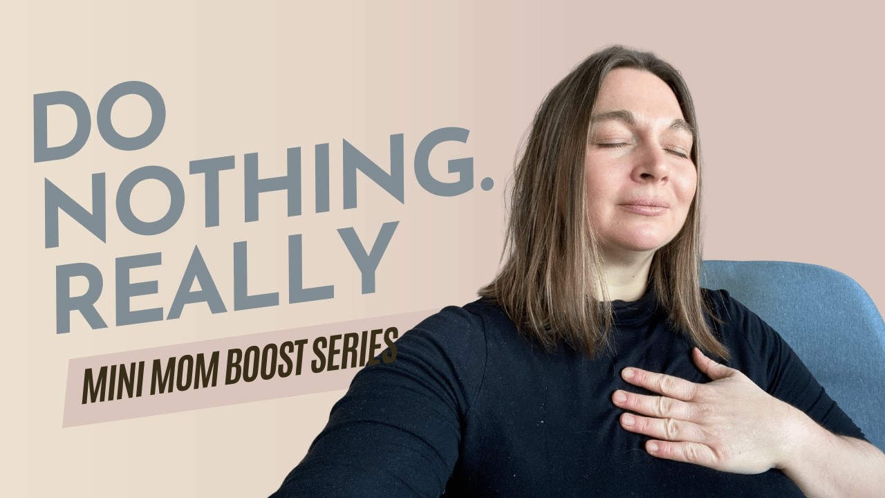 The Mom Vortex Reset: Why “Doing Nothing” Heals More Than You Think