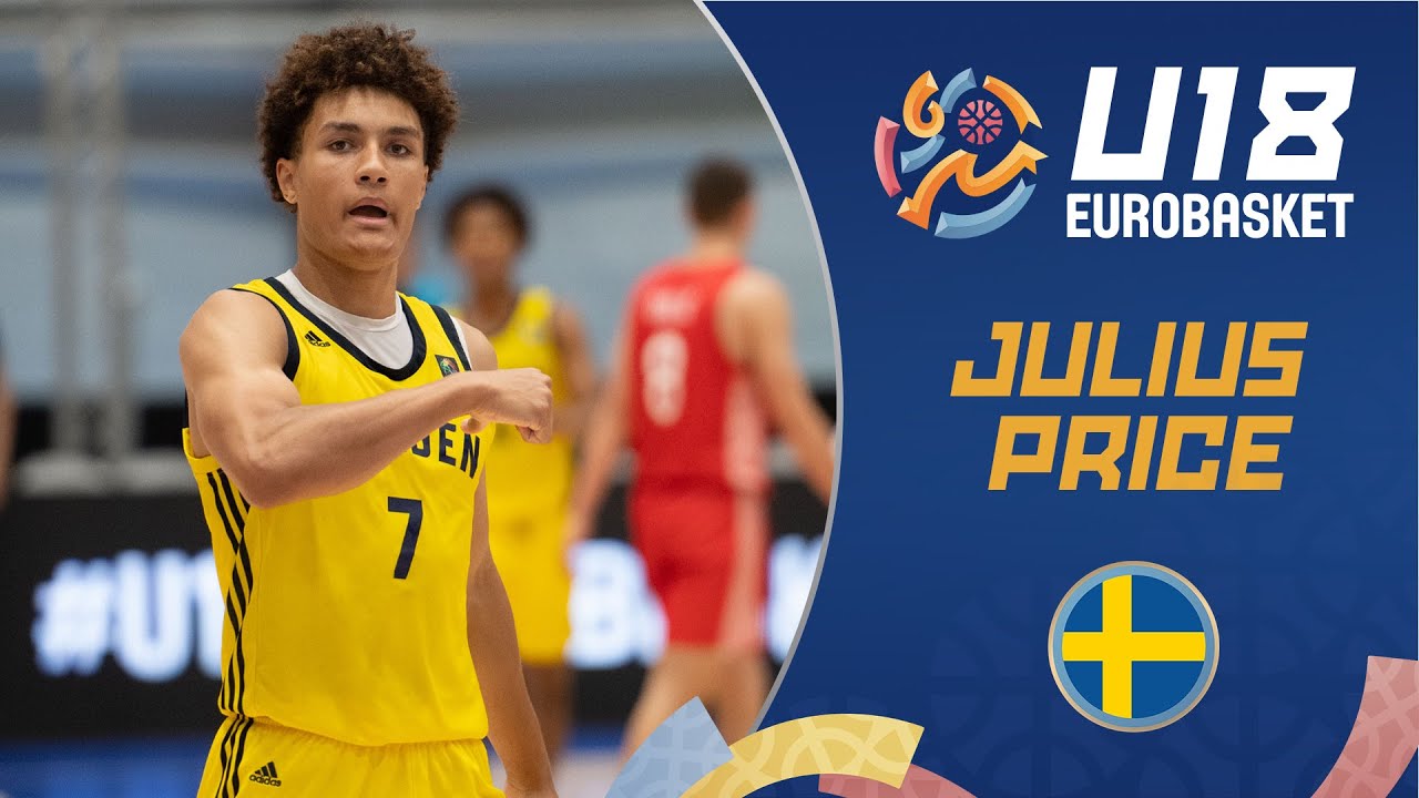 Julius Price 🇸🇪 | Player Highlights | FIBA U18 EuroBasket 2024