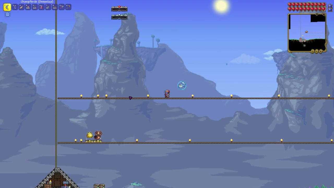 primeros tres jefes easy | Terraria calamity rougue episodio 2