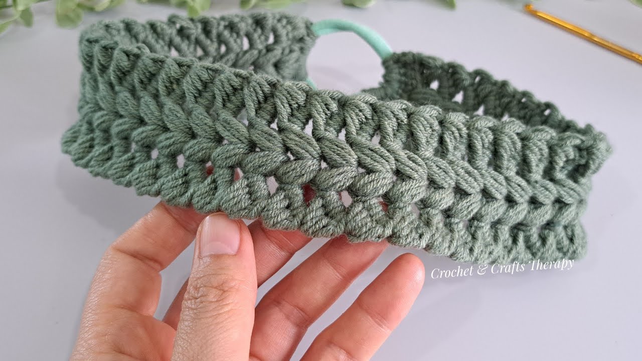 💰I made 50 in one day and I sold them all! Super idea how to make eye catching crochet headband.