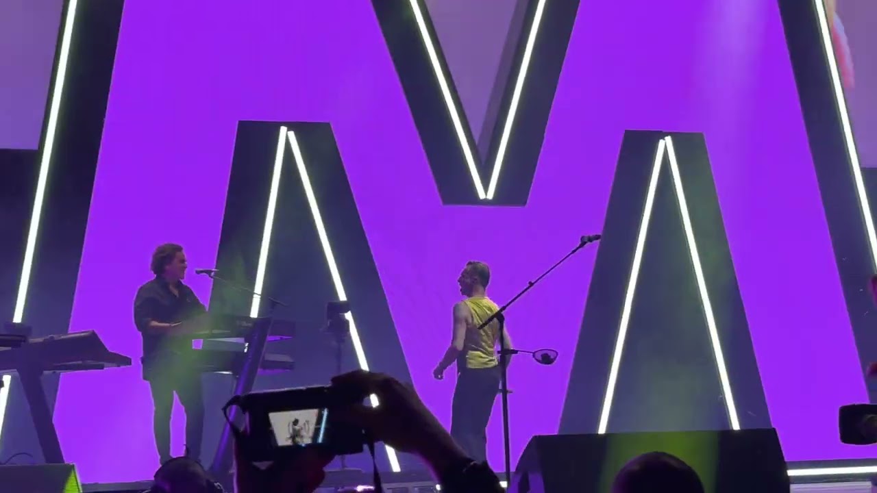 Depeche Mode Just Can’t Get Enough live at Golden 1 Center, Sacramento, California, March 23, 2023.