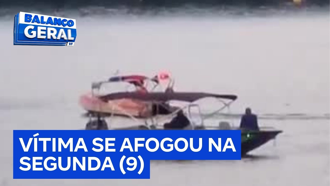 Corpo de homem que se afogou no Lago Paranoá, em Brasília, é encontrado | Balanço Geral DF