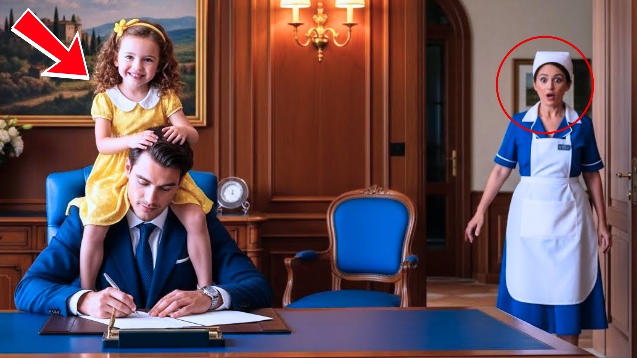La Bimba Della Donna Delle Pulizie Non Si Avvicinava A Nessuno... Ma Si Aggrappò Al Milionario Ricco