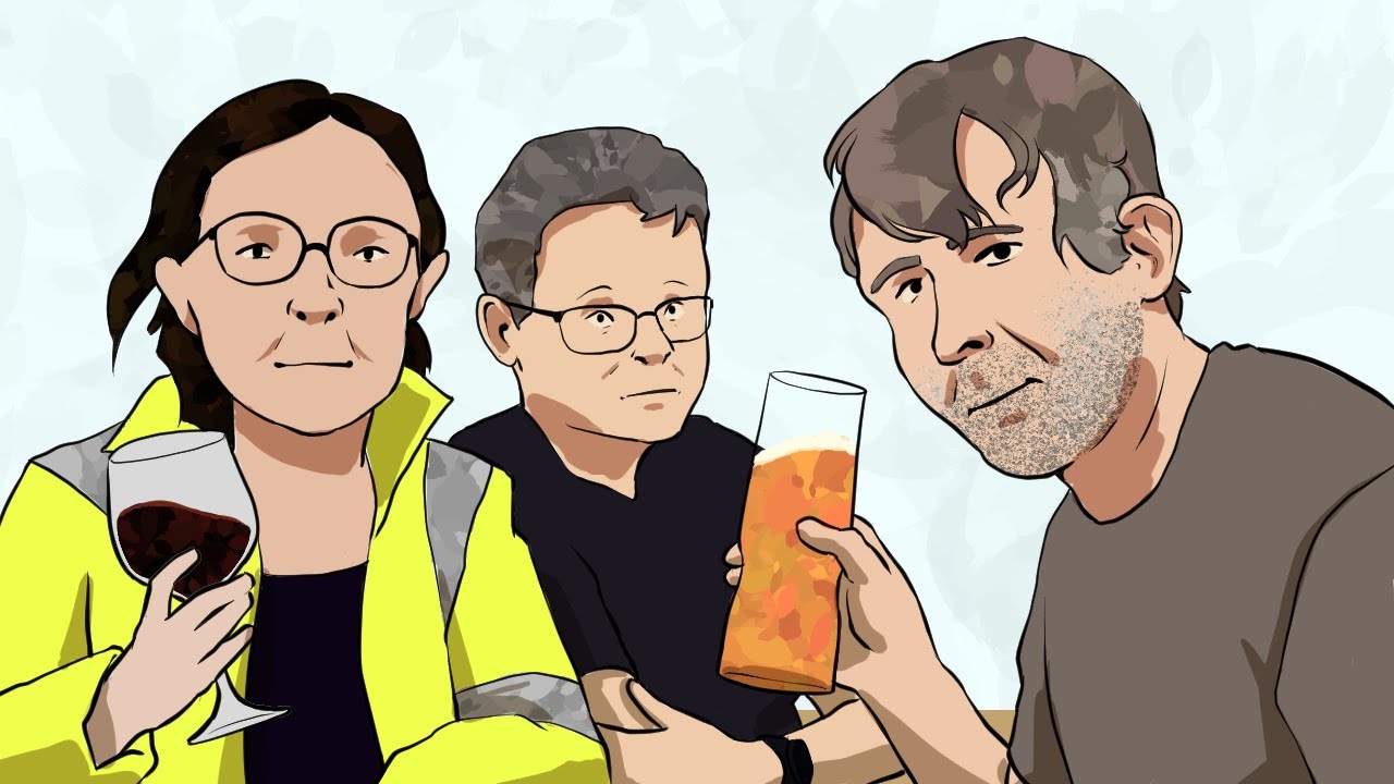 Linda, Danny and a drunk ol' fanny change a CU
