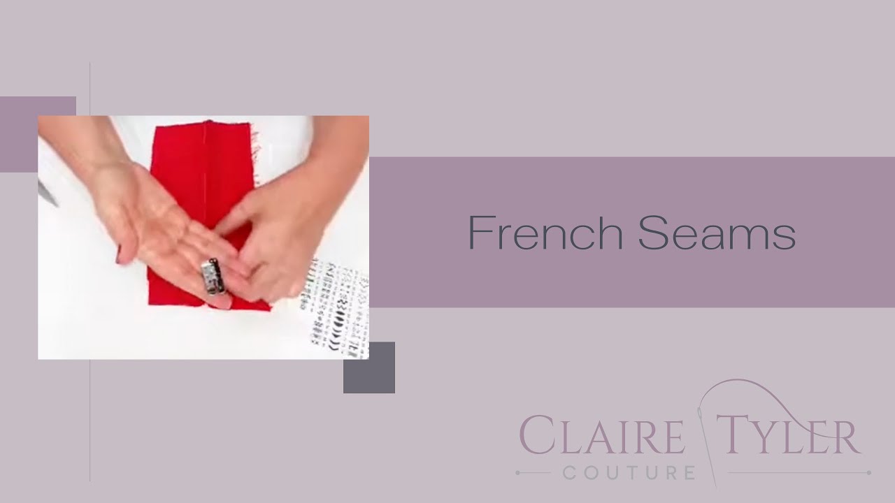 How to sew a French Seam
