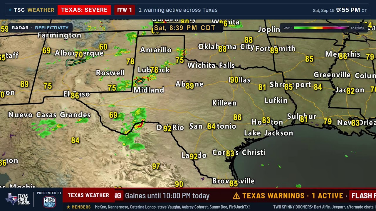 Live 24/7 Texas weather radar, warnings, and forecasts &mdash; TSC Weather, from Texas Storm Chasers