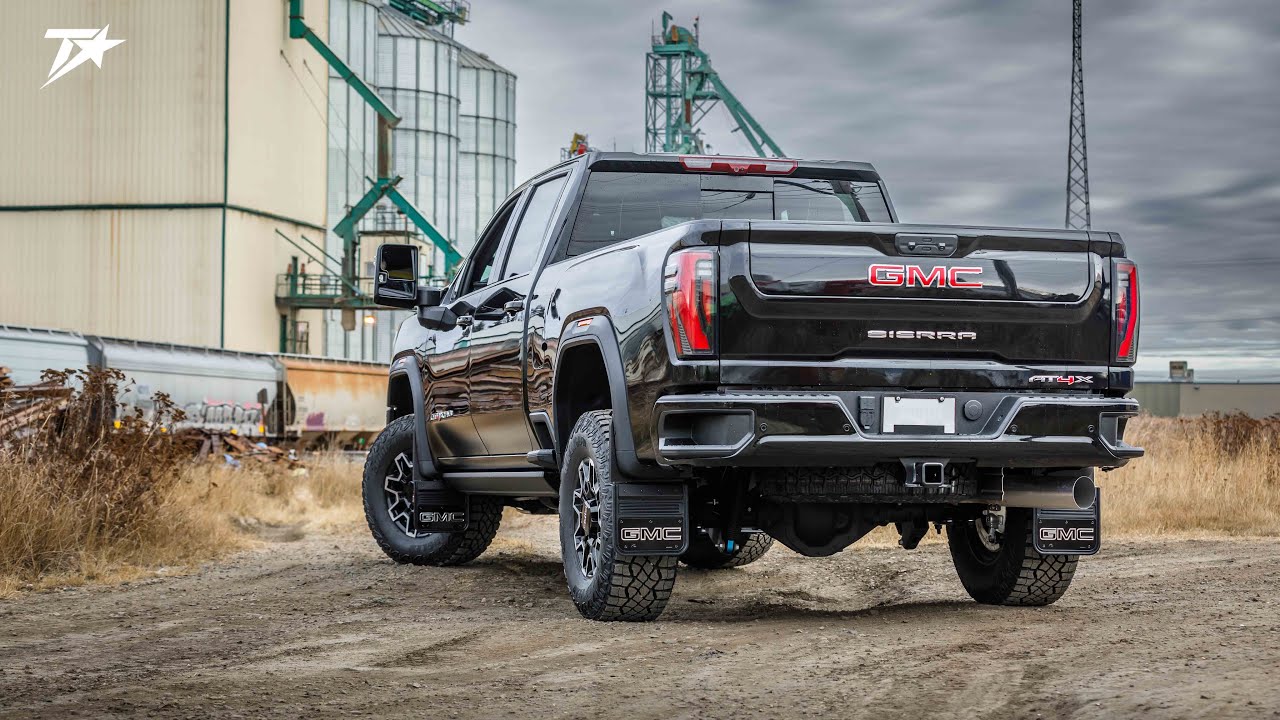 Gatorback Offset Mud Flaps for 2024 GMC Sierra HD AT4X - Installation