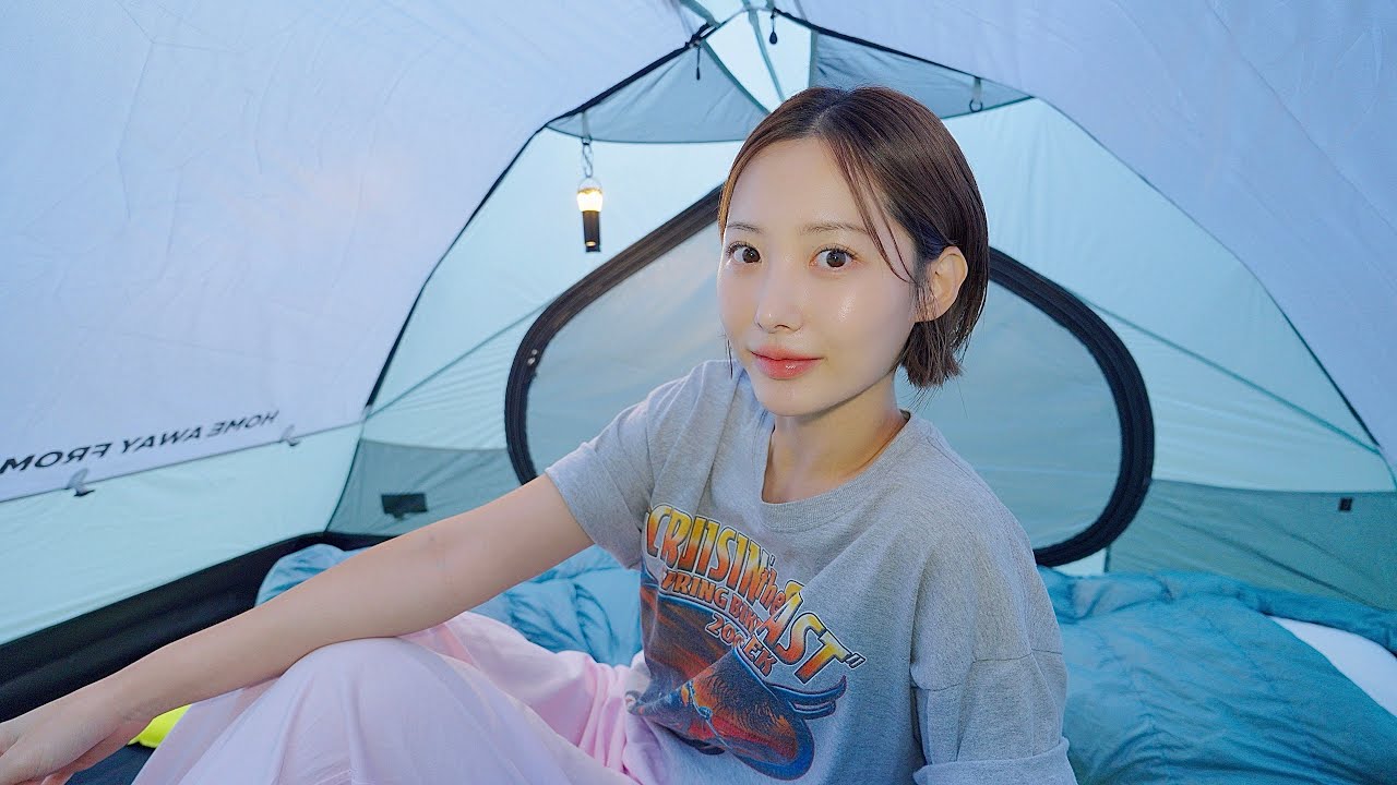 솔로캠핑 하다가 입맛 뚝 떨어진 날..｜라디트 옴브레 윙타프｜키비툴리｜도모횡성