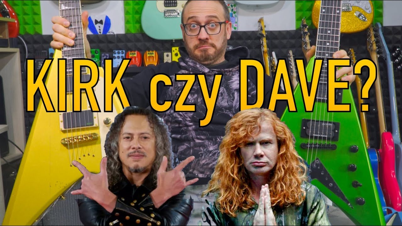 Kirk czy Dave? kto ma lepszą V-kę? Były czy obecny gitarzysta Metalliki? ESP-LTD VS. KRAMER