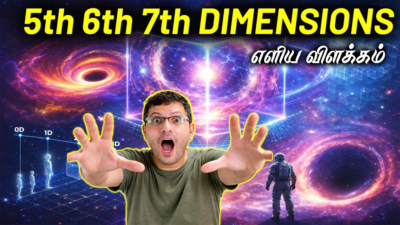 Higher Dimensions Explained | 1D முதல் 11D வரை முழு விளக்கம் l #dimensions #sciencesquare
