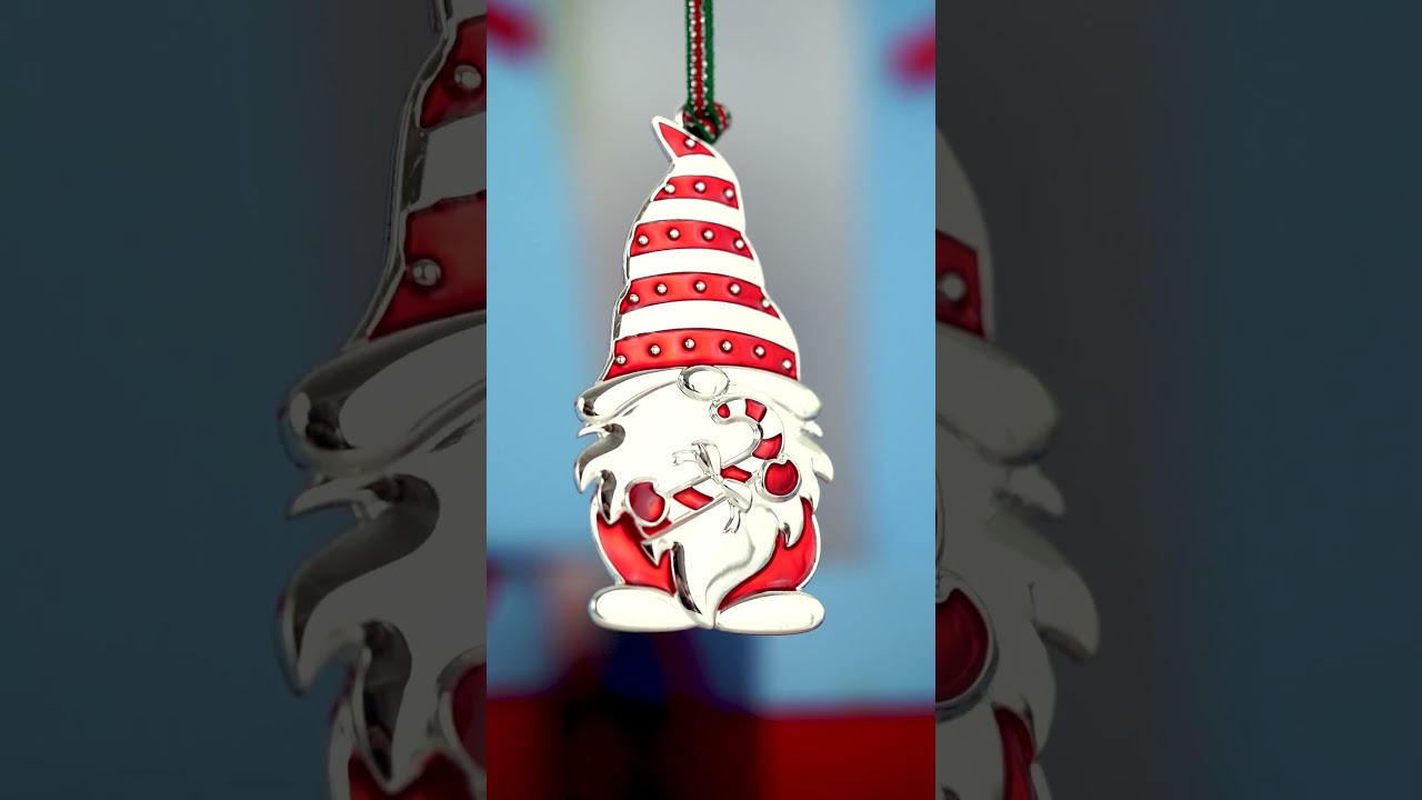 Gnome Christmas Ornament WK506 #christmasdecoration #christmasornaments