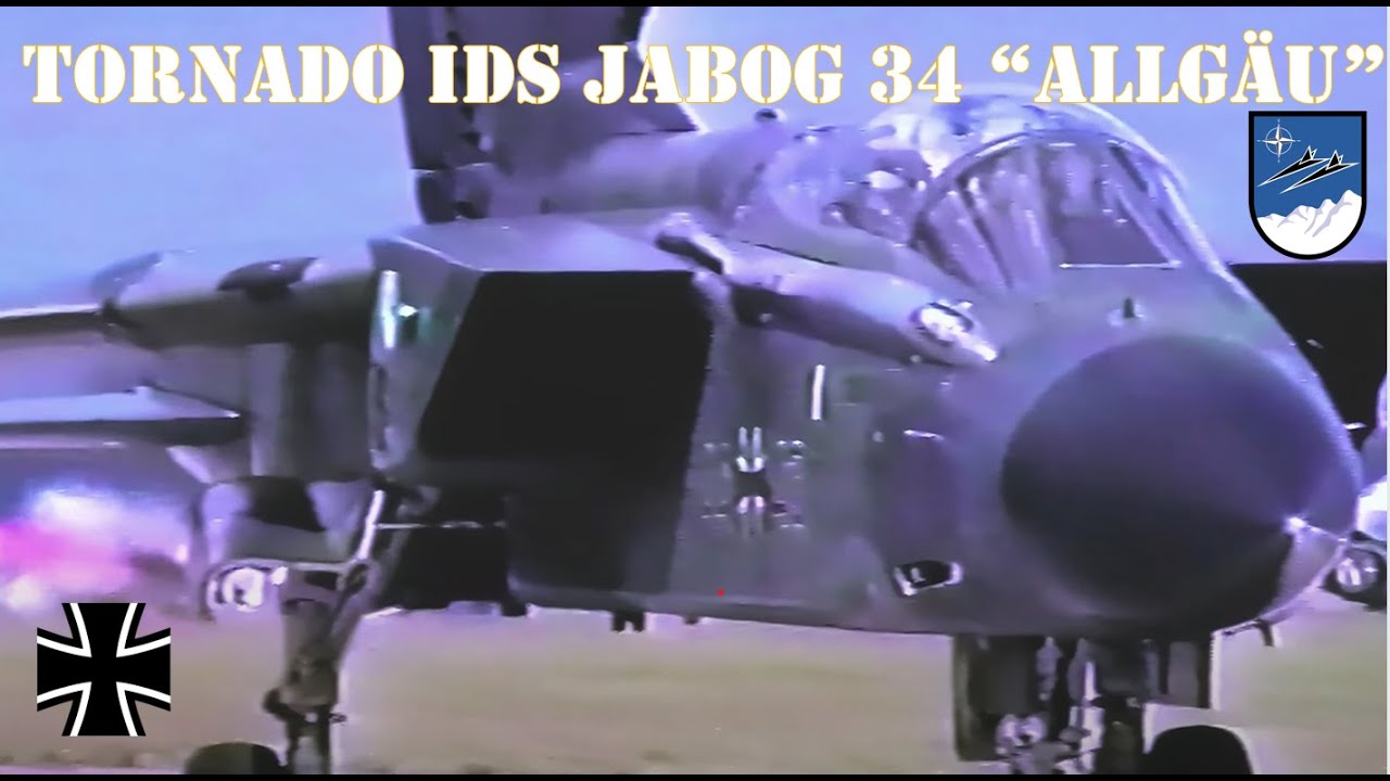 Tornado IDS &ndash; Luftwaffe JaboG 34 Allg&auml;u: Take-off, Full Display & Landing