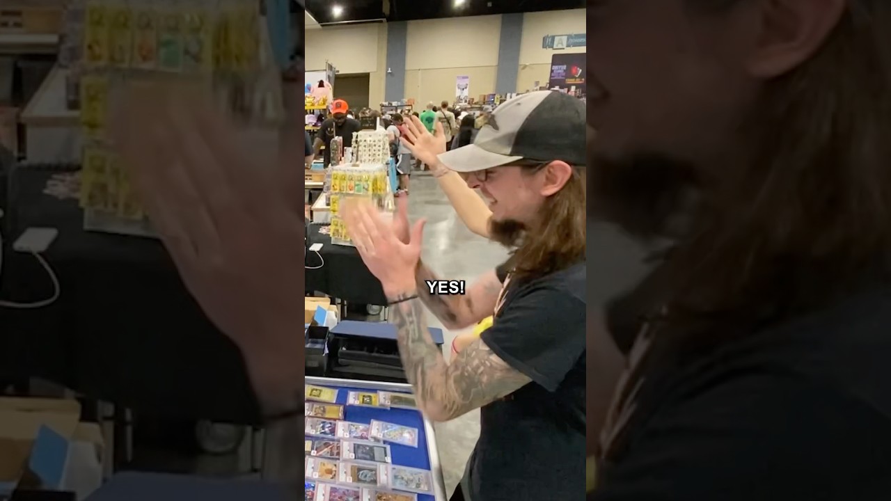 The BIGGEST Sandshrew fan | Pokemon card vendor POV #pokemon #pokemoncard #wholesome #tcg