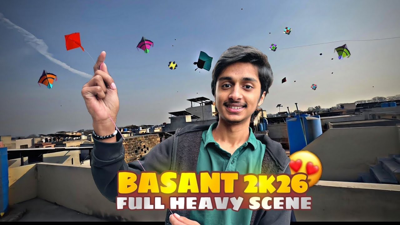 Basant Day 2🪁 || BBQ 🍗 || Kamal hawa chali😝