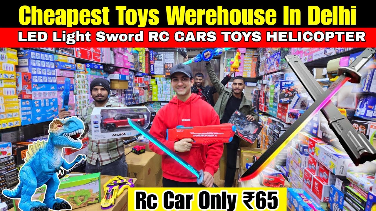दिल्ली का सबसे सस्ता खिलौना स्टोर | best toys wholesale market | नई पिचकारी | toys wholesale market