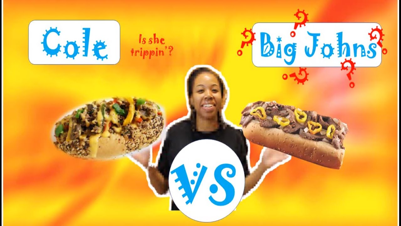 Is Cole's Big Boy CheeseSteak Sandwich Better than Big Johns? CookingWith InfluentialTalent