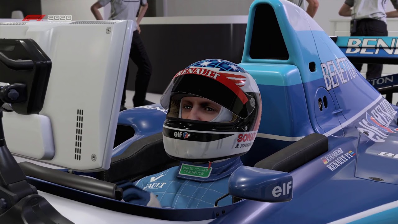 F1 2020 - Schumacher deluxe edition Benetton B195 showcase