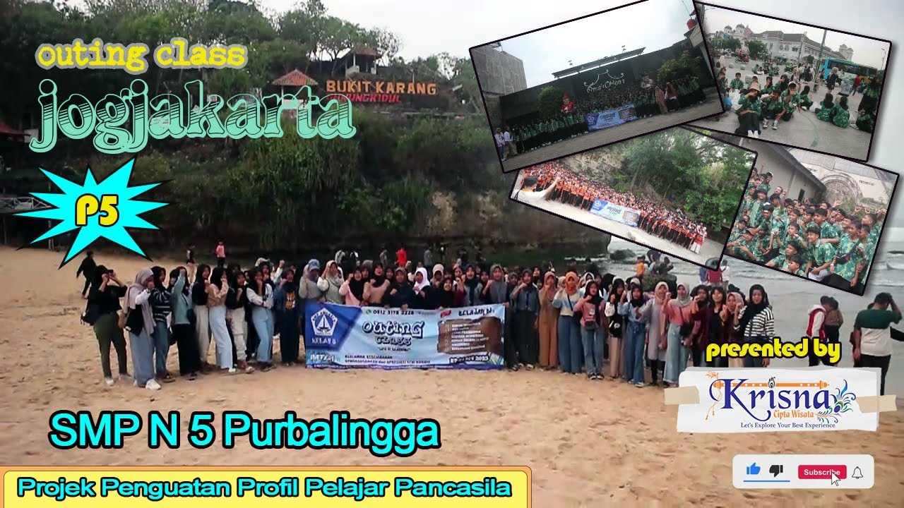 OUTDOOR LEARNING SMP N 5 PURBALINGGA GOES TO JOGJAKARTA
