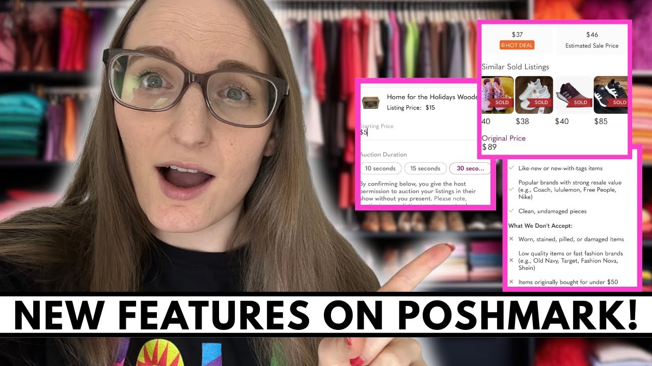 НОВЫЕ ФУНКЦИИ/ОБНОВЛЕНИЯ приложения на POSHMARK!