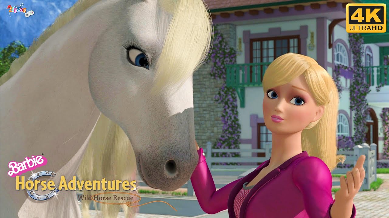 Barbie Horse Adventures Wild Horse Rescue | Completo Full Movie Game | @ZigZagGamerPT