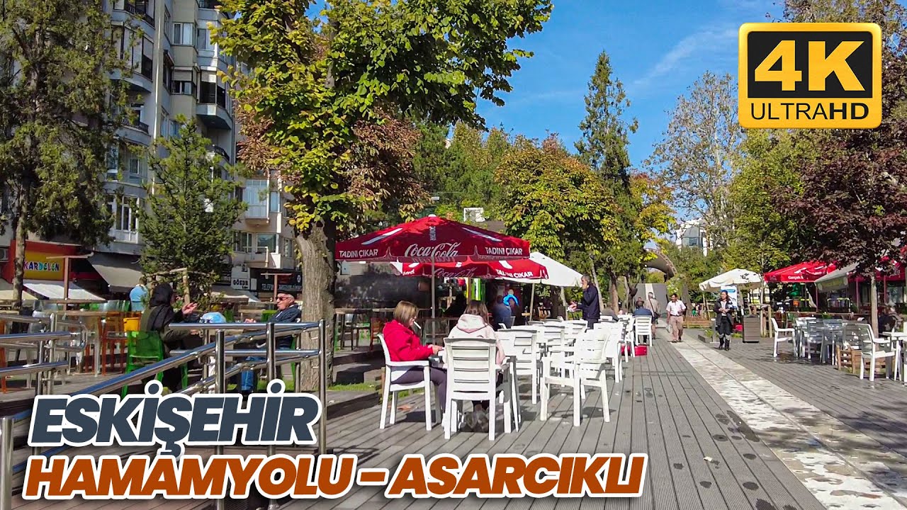 Eskişehir Walking Tour | Yediler - Hamamyolu - Asarcıklı Caddesi | Turkey 4K