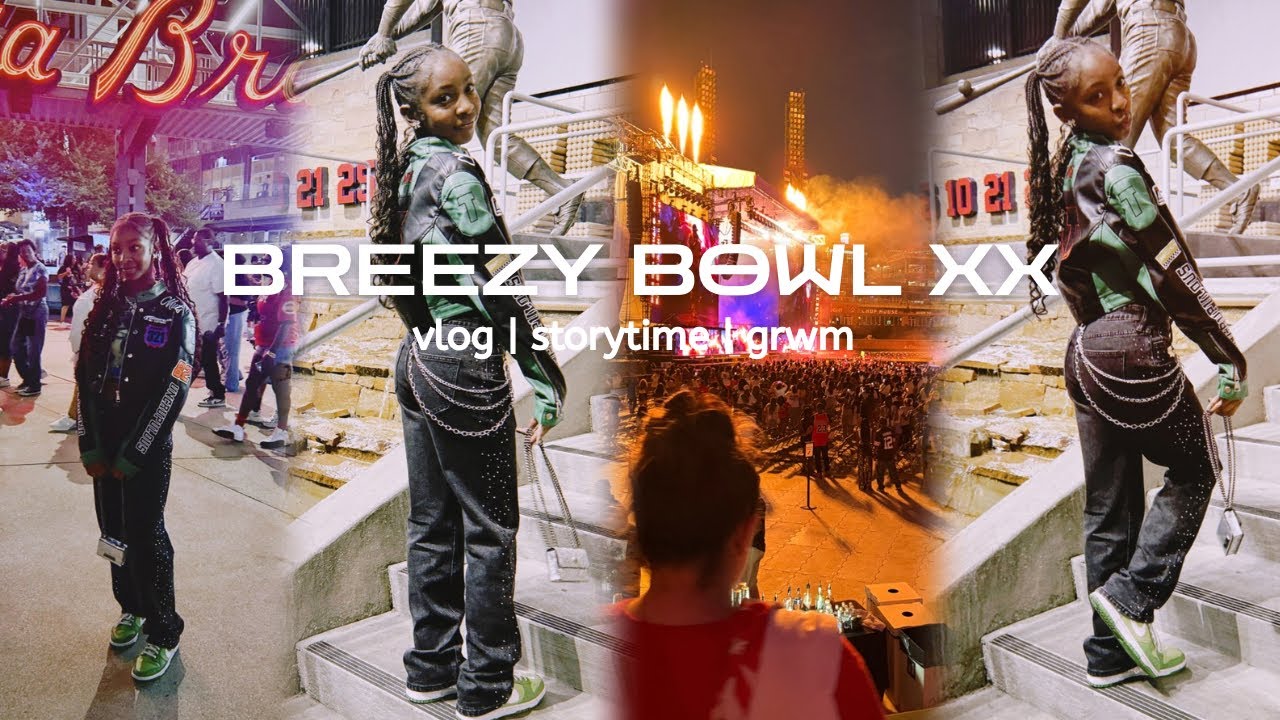 I WENT TO THE BREEZYBOWL IN ATL 🥹 | Vlog, Storytime, Chris Brown