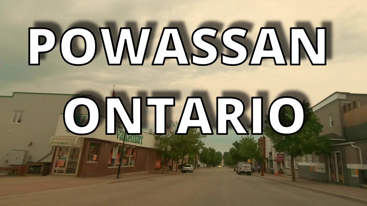 A Drive Through Powassan, Ontario.
