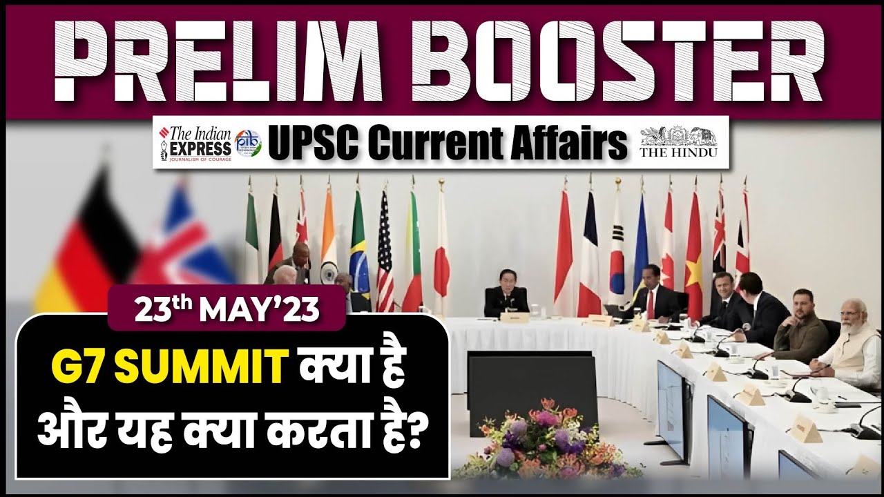 23 May 2023, Most Important Current Affairs | Hindu & Indian Express Analysis | Prelim Booster News