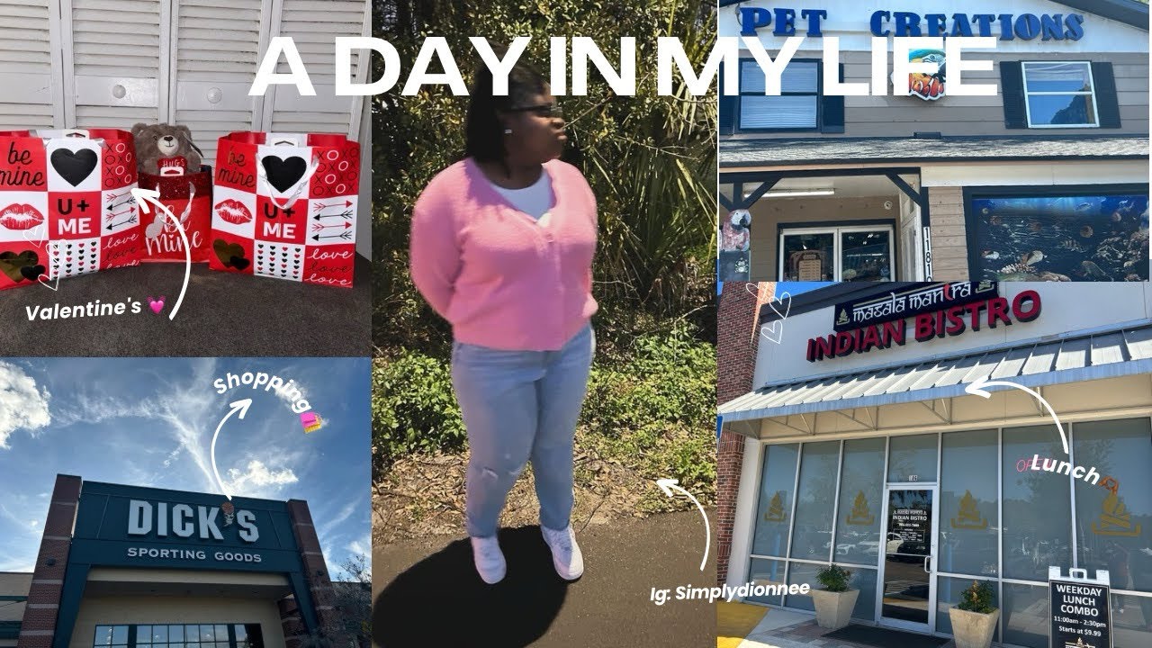 Days in my life |shopping, work, Valentine's day🫶🏾, + more|