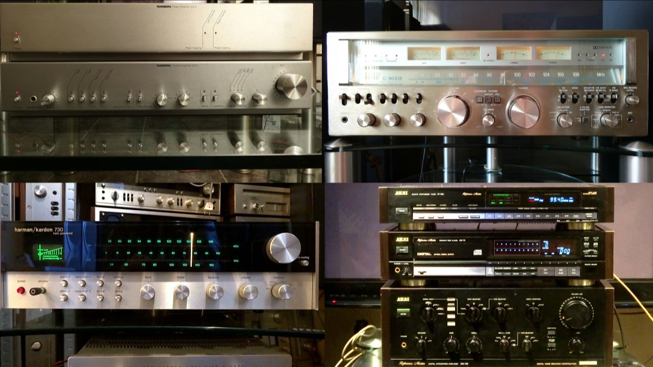 Soundtest- Sansui G-901DB VS Tandberg 3003 VS Akai AM-93 VS Harman Kardon 730 twin