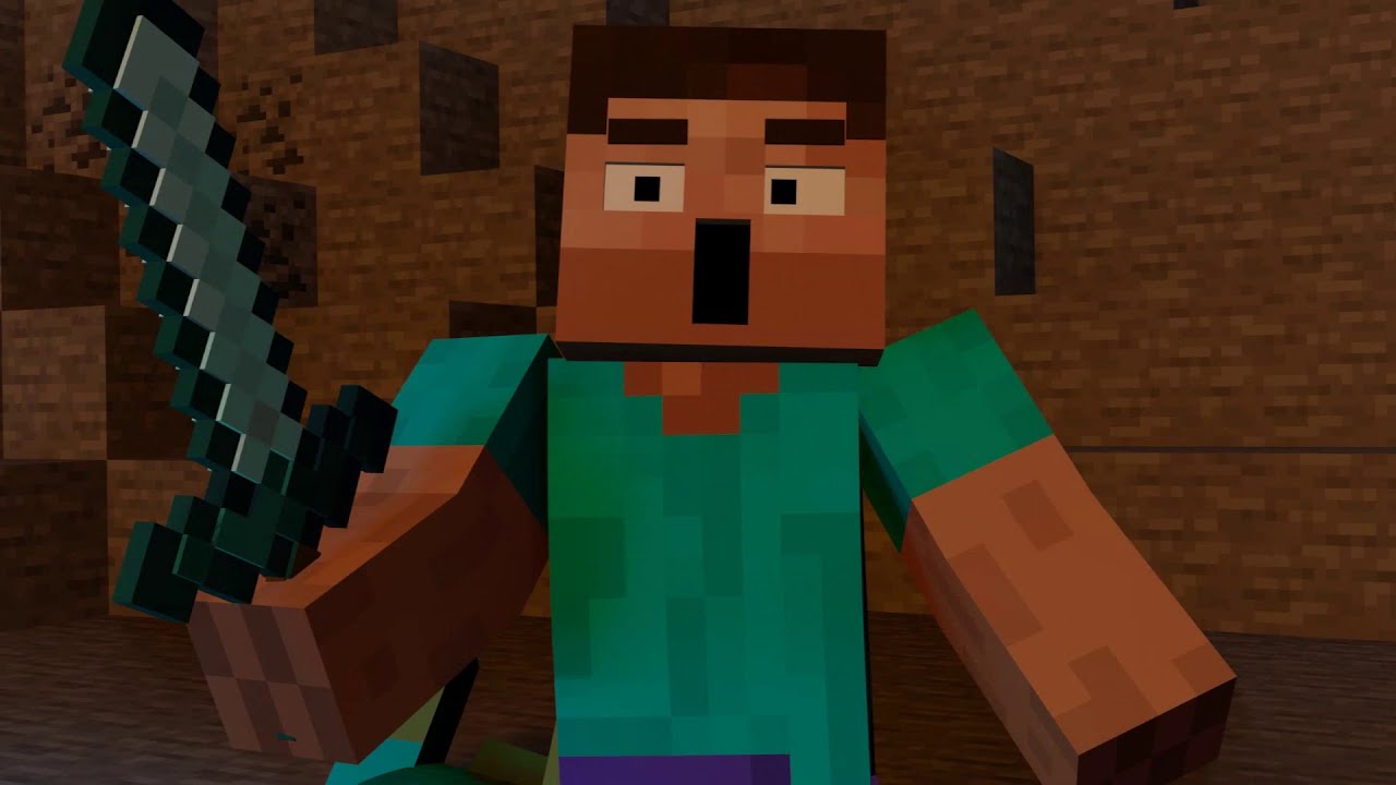 Alex and Steve - Cave (Minecraft animation)