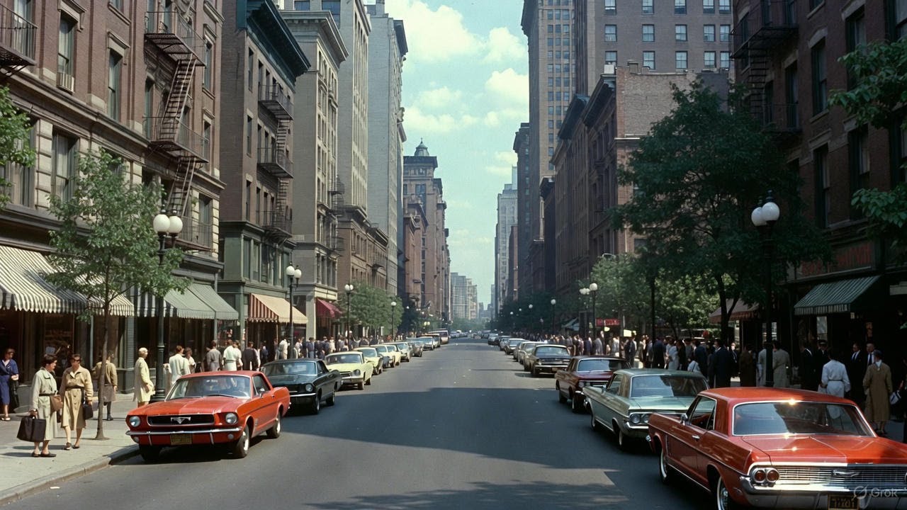 Chicago Streets from 1940s to 1970s