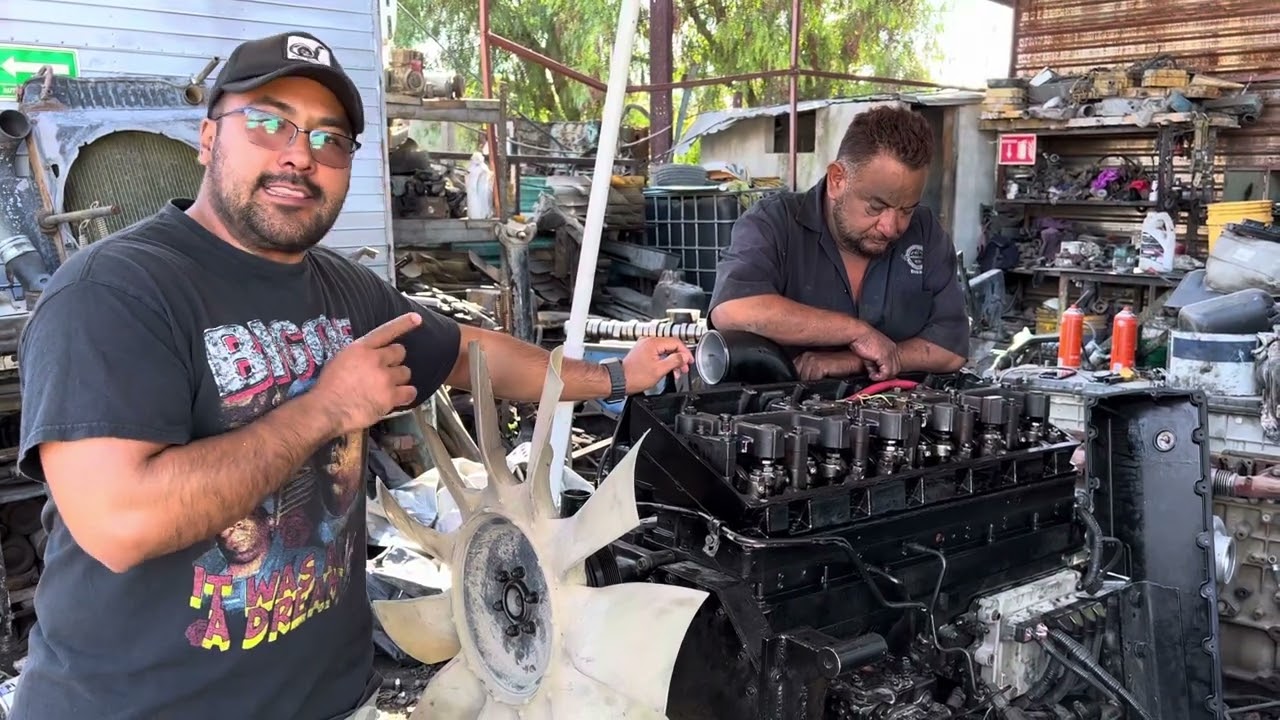Motor Cummins ISM ESP 330/370hp americano 🇺🇸 con freno de motor y media reparación 🔥